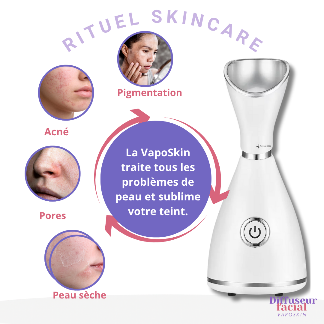 VapoSkin™ – Soin vapeur pour un teint net & lumineux